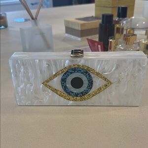 Evil Eye Design Clutch bag